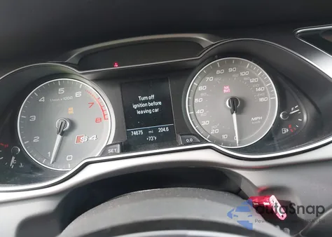 2015 Audi S4 3.0T Premium Plus from USA, damaged, VIN WAUDGAFLXFA046729